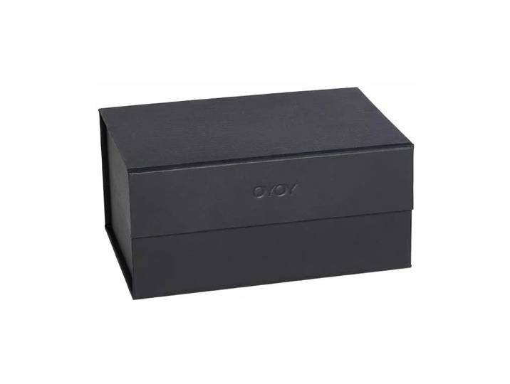 OYOY Boîte de rangement Hako A5 Noir