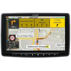 Alpine, Navigationsgerät, INE-F904D NavigationAuto -Radio Apple CarPlay Android Auto AutonavigationDVD Auto Tupfen (9")