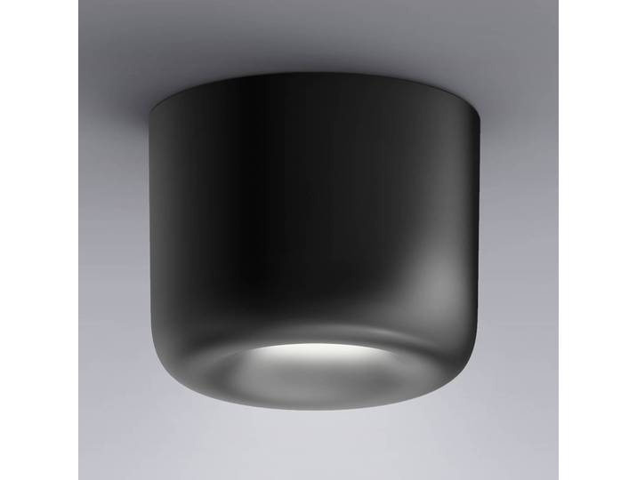Serien Lighting Designer Deckenleuchte Cavity Ceiling S, dimmbar, schwarz, für Wohn- / Esszimmer, Aluminium, Design