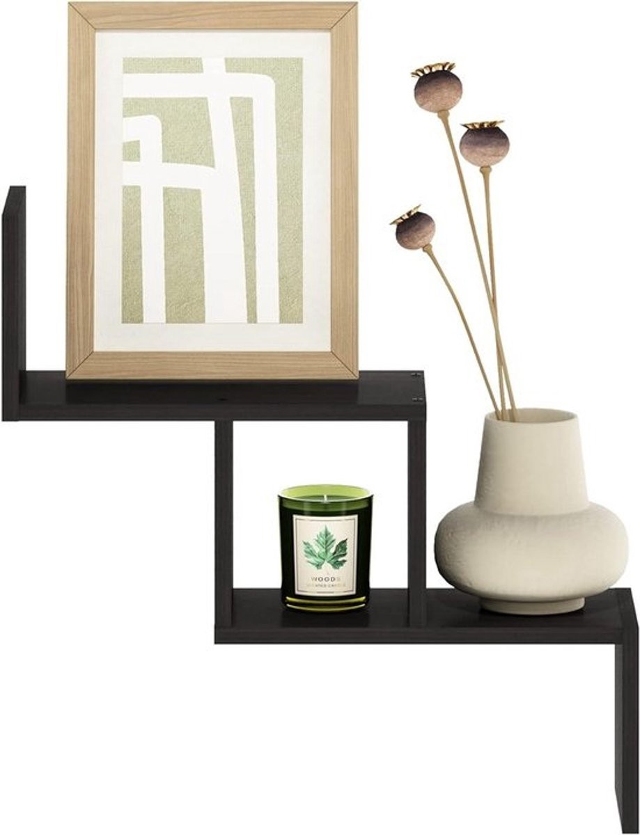 Zwevende Wandplank in Ladderstijl voor Display en Opslag