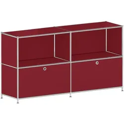 viasit Sideboard »System 4« rot, 152.9x80.6x40.4 cm