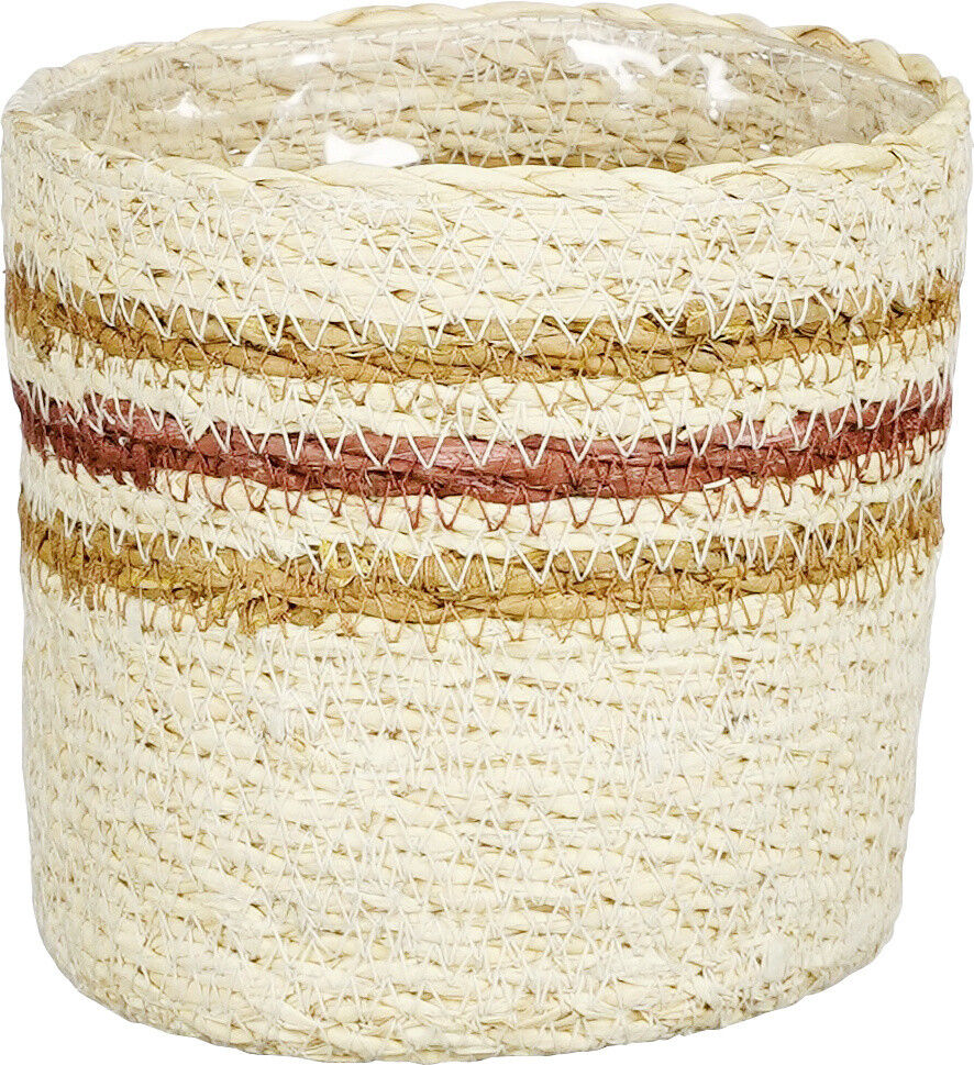 Mica Decorations Mica Übertopf Korb Jameson Ø 12 x 12 cm Seegras gelb