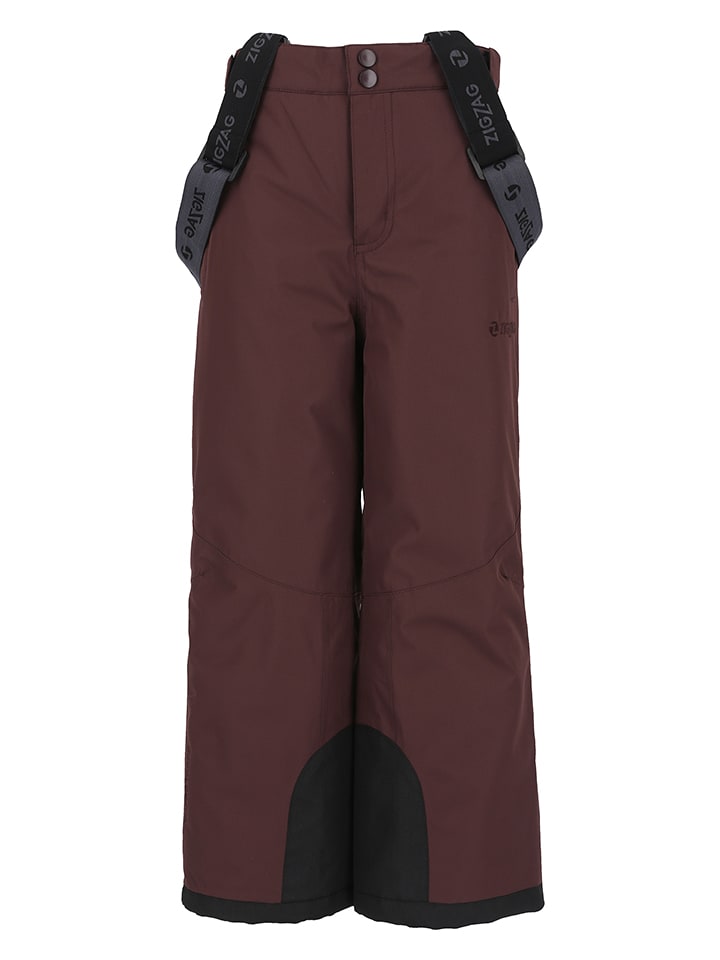 Zigzag Ski-/ Snowboardhose "Provo" in Dunkelbraun - 110/116
