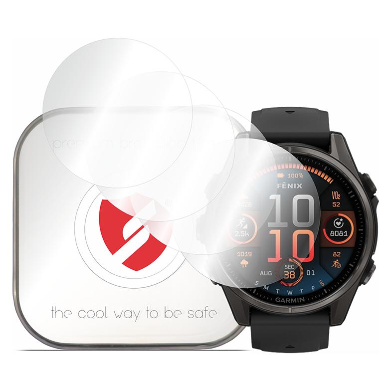 Smart Protection - Premium Classic (4 pack) - Garmin Fenix 8 47mm - Clear (56362579)