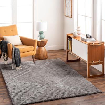 Livabliss Nomadic Boho Diamond Plush Area Rug