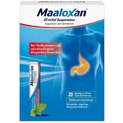 MAALOXAN 25 mVal Suspension 20X10 ml