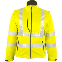 ASATEX PREVENT Warnschutz Softshelljacke Klasse 3 8060
