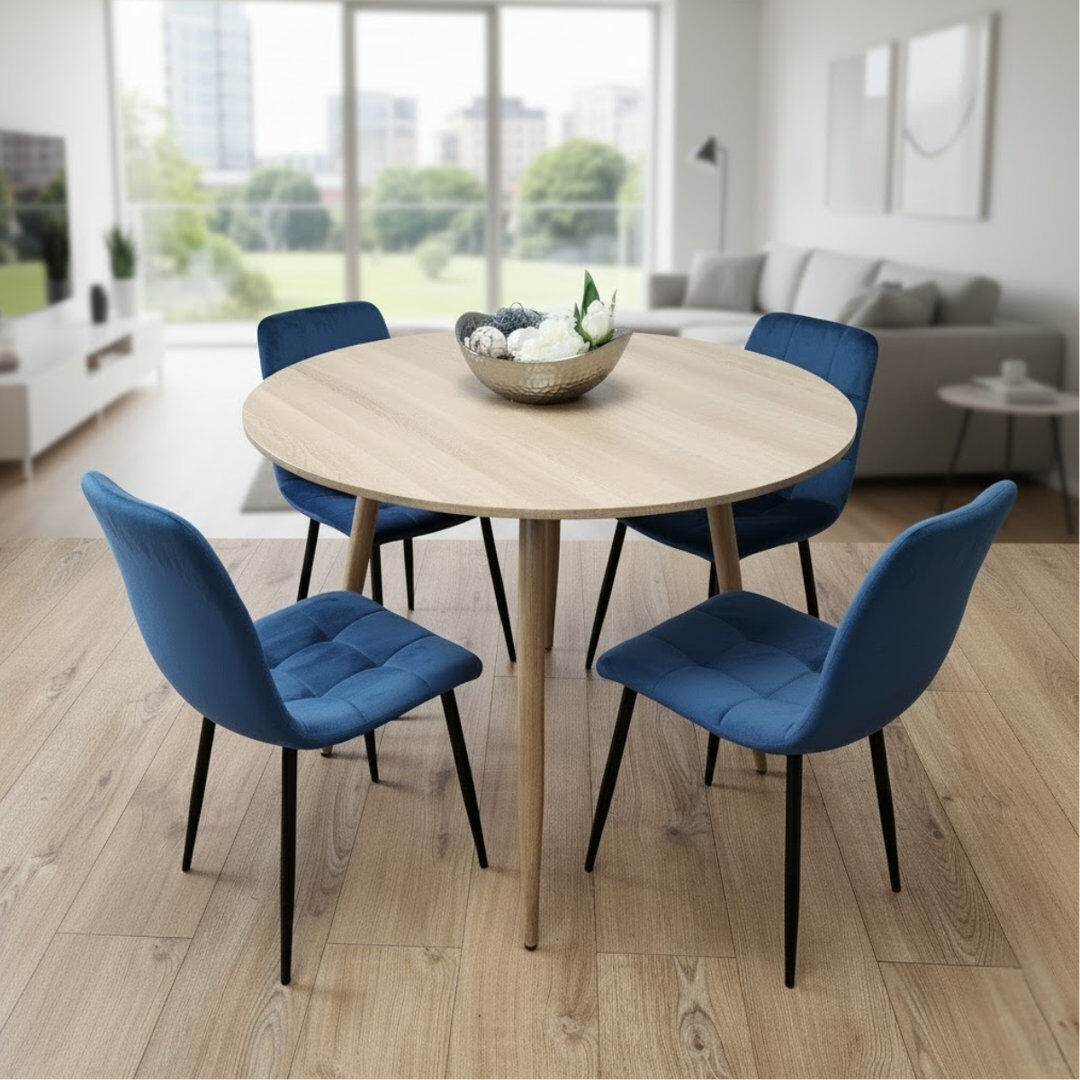 KOSY KOALA 4 -Person Dining Set Blue 4