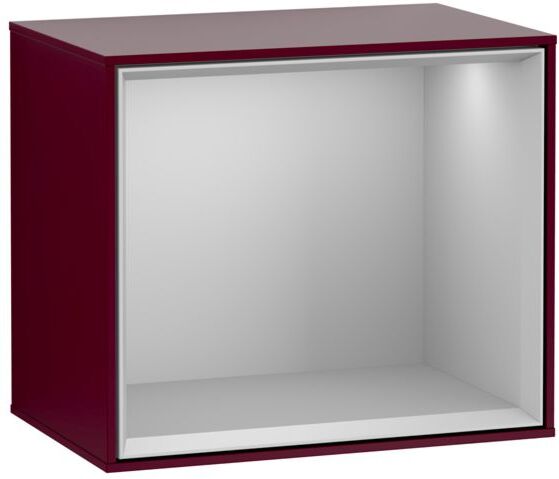Villeroy und Boch Finion Regalmodul F590GJHB 41,8x35,6x27cm, Ladestation, Regal Light Grey, Peony Matt