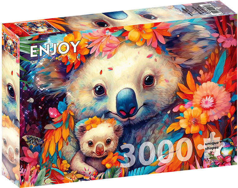Puzzle 3000 pcs Koala Kuddles - Enjoy Puzzle