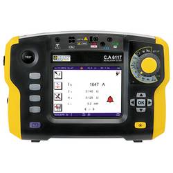Chauvin Arnoux C.A 6117 + Software Dataview Installationstester-Set kalibriert (ISO) VDE-Norm 0100, 0105, 0413 P01145460F