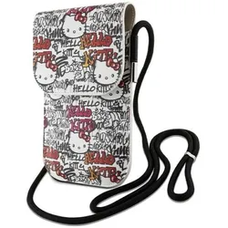 Hello Kitty Torebka HKOWBHDGPTE beżowy/beige Leather Tags Graffiti Cord, Tastenhandy, Beige