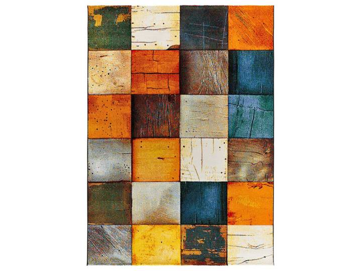Tapis géométrique multicolore 140x200 cm