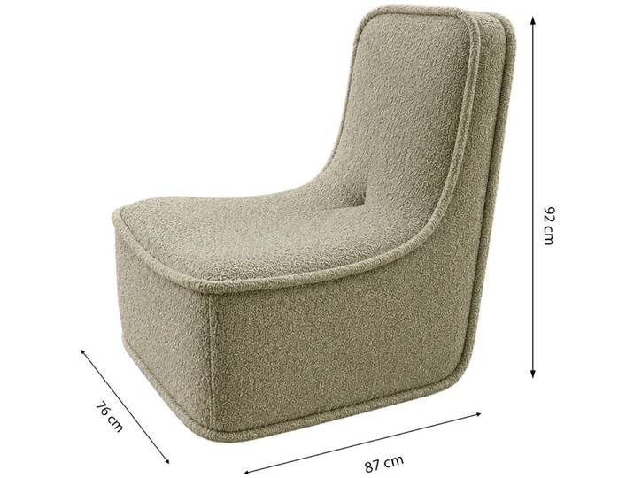 Bettsofa Vesta Minze B 76 T 87 cm - Bettsofa