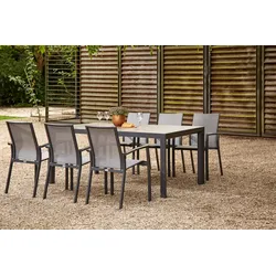 Gartentischgruppe Valia 13-tlg. Anthrazit