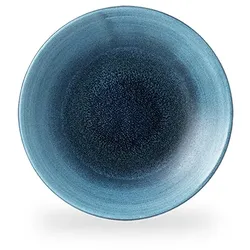 Churchill Stonecast Aqueous Lagoon Teller Tief Coup 28cm