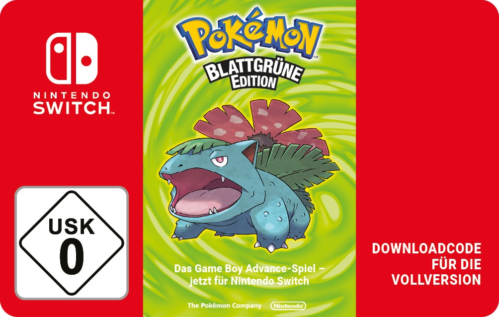 Pokémon Blattgrüne Edition - Digitaler Code