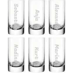Gravur Stamper 50 ml Name vertikal 6 Stück
