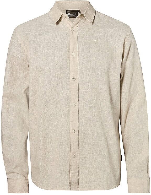 Pinewood Herren Hemd Värnamo InsectSafe Hanf Mix beige   XXL M