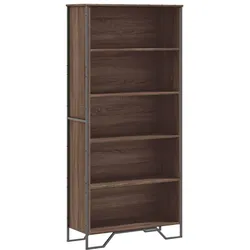 vidaXL Bücherregal Braun Eichen-Optik 80x31x169 cm Holzwerkstoff