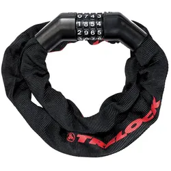 TRELOCK Kettenschloss BC 360 Code 6 mm schwarz 110 cm