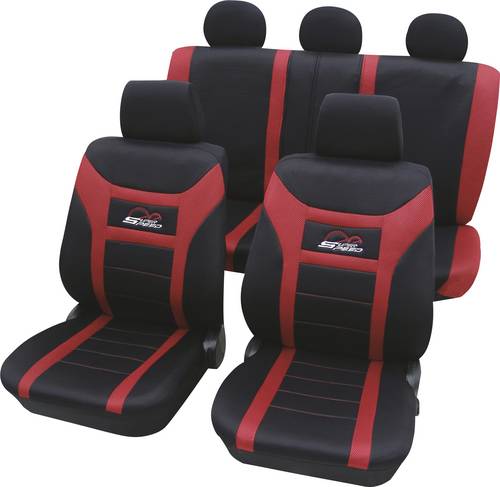 HP Autozubehör 22927 Sitzbezug Polyester Rot Fahrersitz, Beifahrersitz, Rücksitz