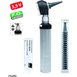KaWe COMBILIGHT F.O. 30 Otoskop 3,5 V, XL Griff C inkl. Akku m. Clic-Verschluss