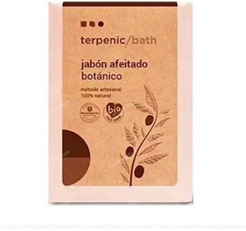 Terpenic Lab Bath Organic Solid Botanical Shaving Soap 100g
