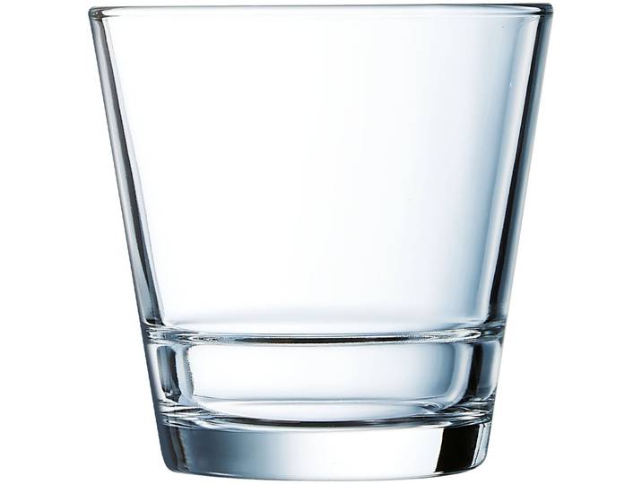 Arcoroc Trinkgläser-Set Stack Up Transparent Glas H 9.2 cm 0.32 l 6 Stk - Trinkgläser-Set
