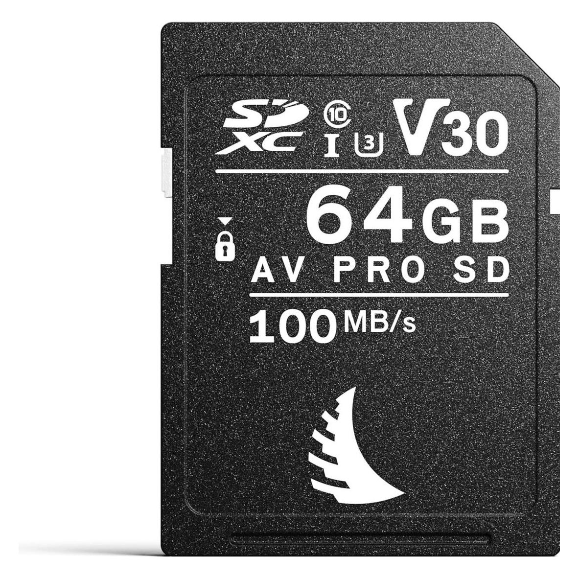 Angelbird SD Card AV PRO 64GB V30 (64 GB, SDXC, UHS-I) (AVP064SDV30)