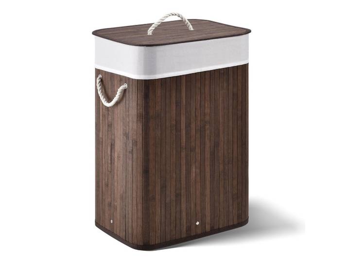 WÄSCHEKORB Curly 72 L braun