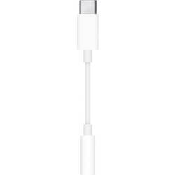 Apple USB, Audio Adapterkabel [1x USB-C® - 1x Kopfhörer (3.5 mm Klinke)] MW2Q3ZM/A