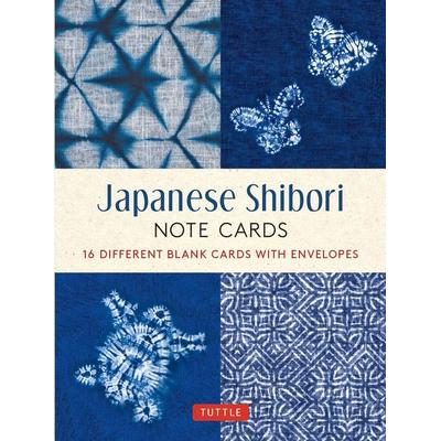 Japanese Shibori, 16 Note Cards