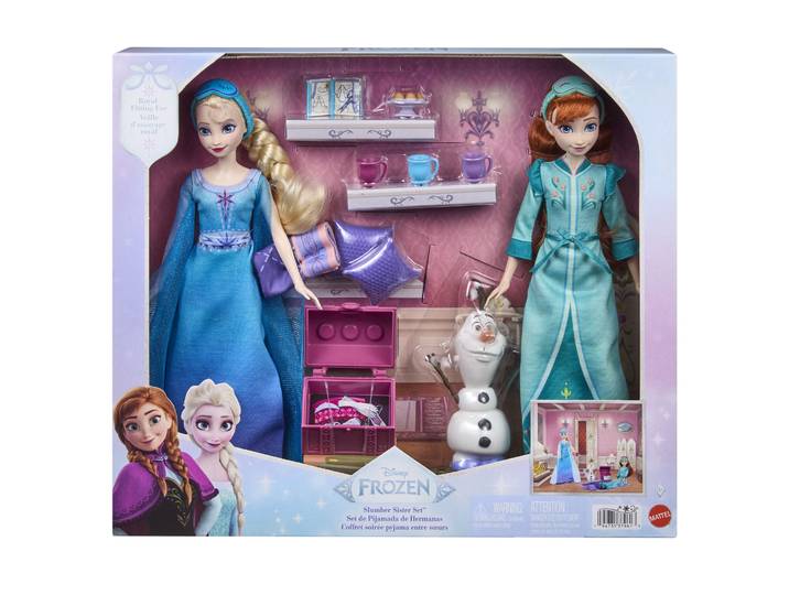 Disney Die Eiskönigin Schwestern-Pyjamaparty Set mit Anna- und Elsa