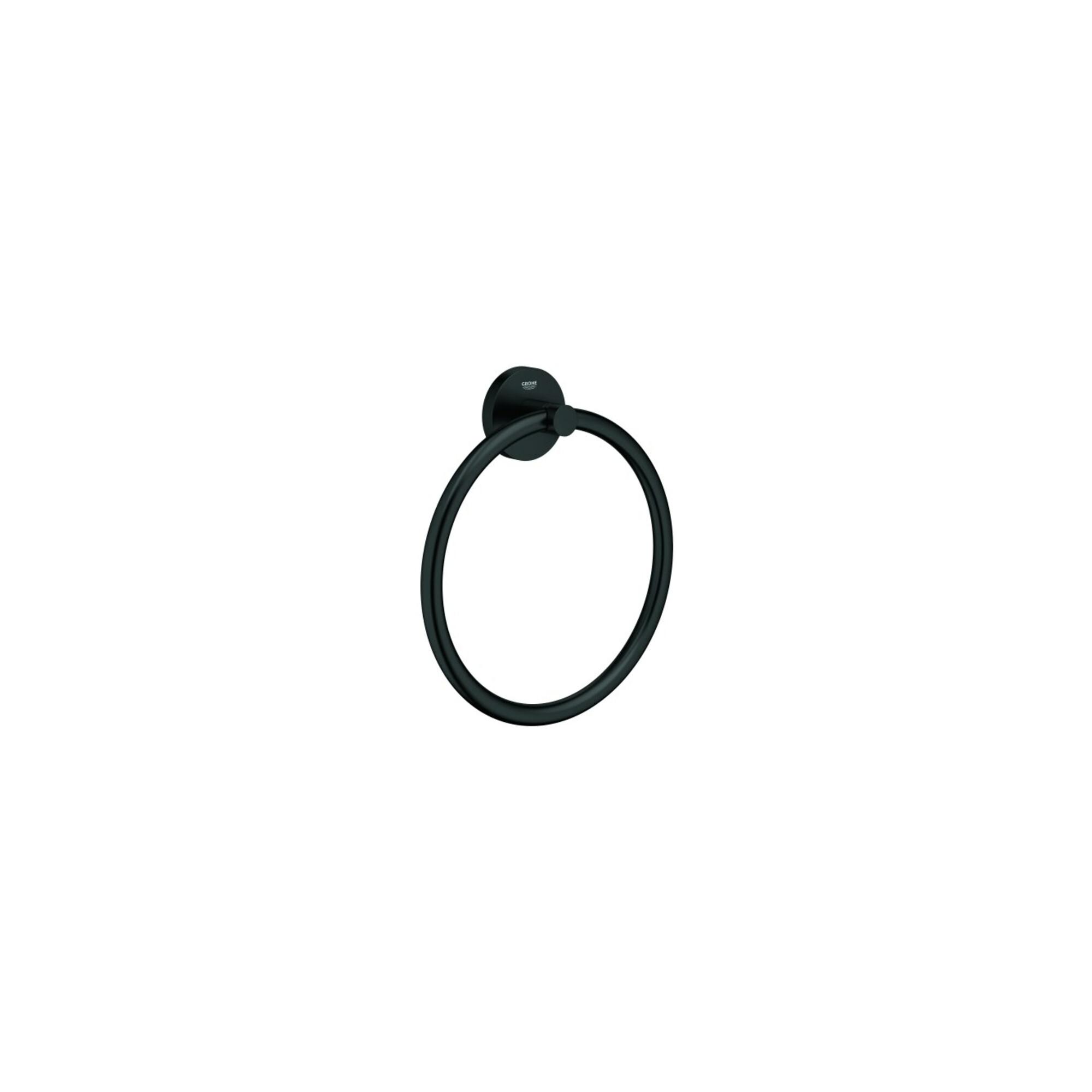 Grohe Handtuchring Essentials verdeckte Befestigung, matt black (1024612430)