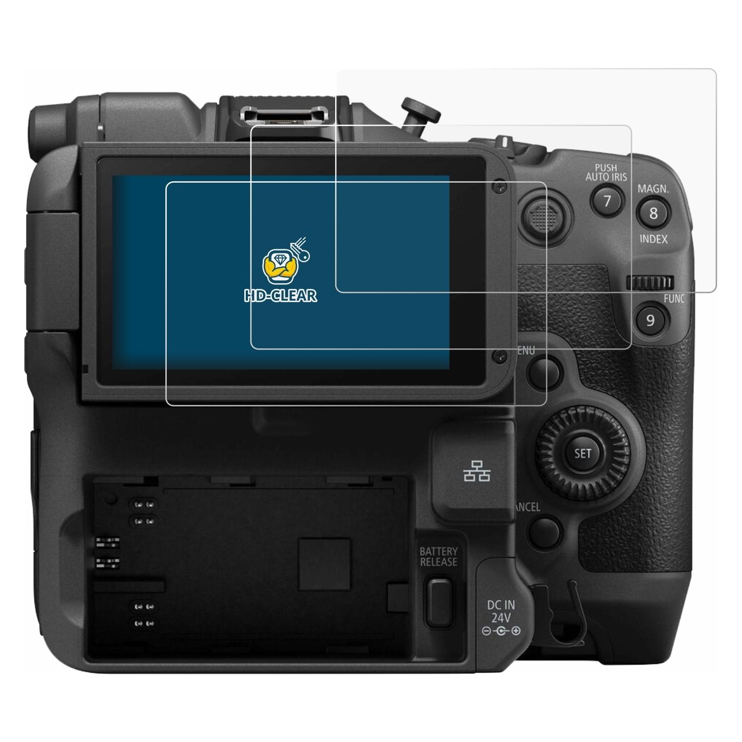 Brotect Schutzfolie für Canon EOS C80 Displayschutz Displayschutzfolie Folie Klar Transparent (4265153)
