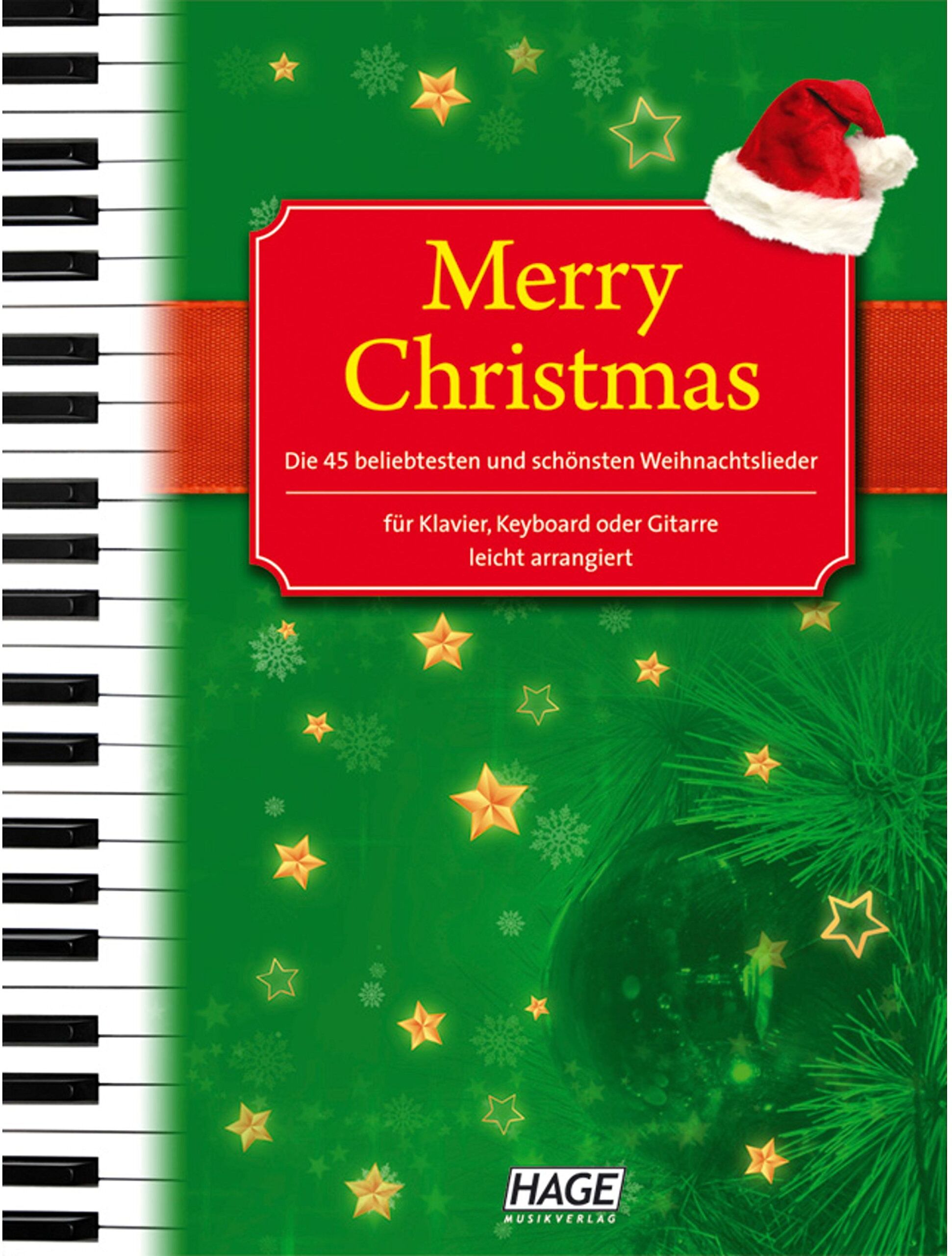 Werner Maus - Merry Christmas für Klavier, Keyboard oder Gitarre: Die 45 beliebtesten und schönsten Weihnachtslieder - leicht arrangiert: Alte und neue Weihnachtslieder - Preis vom 14.10.2026 23:07:16 h