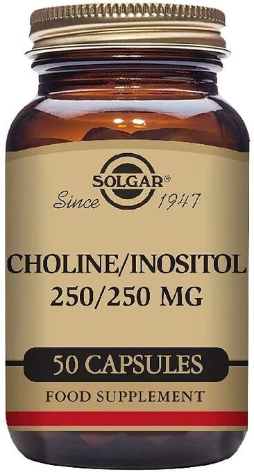 Solgar Colina Inositol 250 mg 50 VCaps