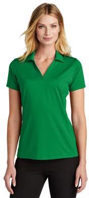 Port Authority LK398 Women's Performance Staff Polo Shirt in Spring Green size 4XL   Polyester