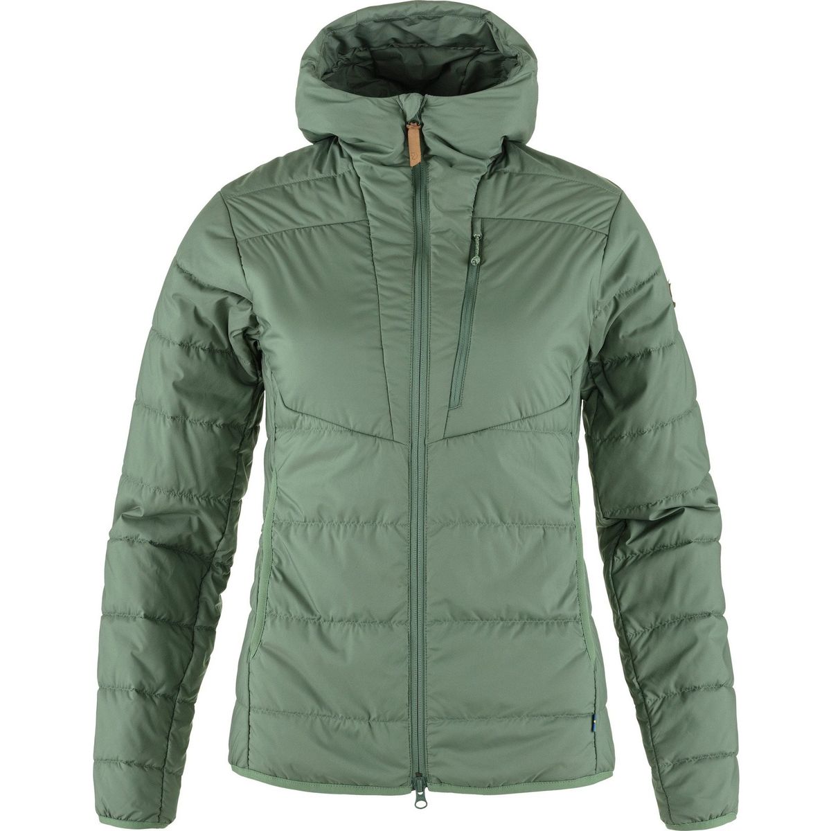 Fjällräven Keb Padded Hoodie W patina green (614) XL F89630-614-XL