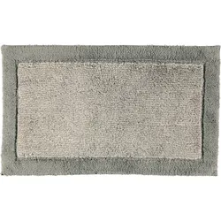Two-Tone Badezimmer-Teppich 60 x 100 cm graphitfarbig