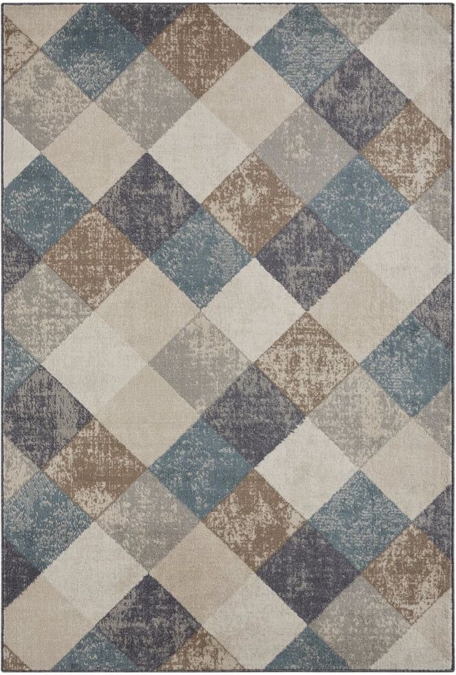 STUDIO DECO Tapis patchwork géométrique multicolore 240x340cm Multicolore 340x1x240cm