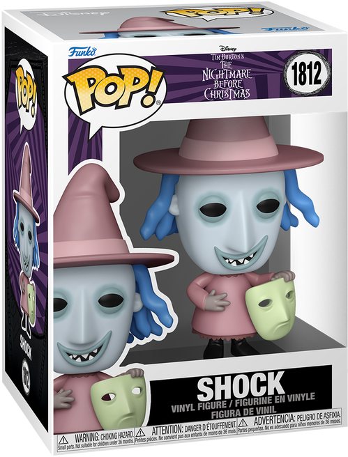 Funko Pop! Disney The Nightmare Before Christmas Shock Vinyl Figure #1812, Official Disney Collectable, 13.5 cm Tall, Funko Pop! Number 1812