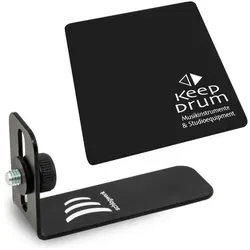 Schlagwerk CMH10 Cajon Mikrofonhalterung mit Sitzpad (Perkussion), Perkussion, Schwarz