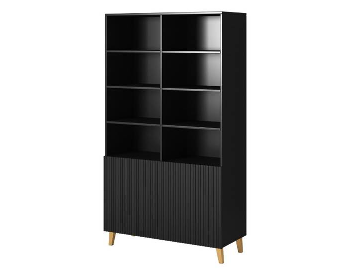 Armoire design noir mat sans option 176 x 100cm