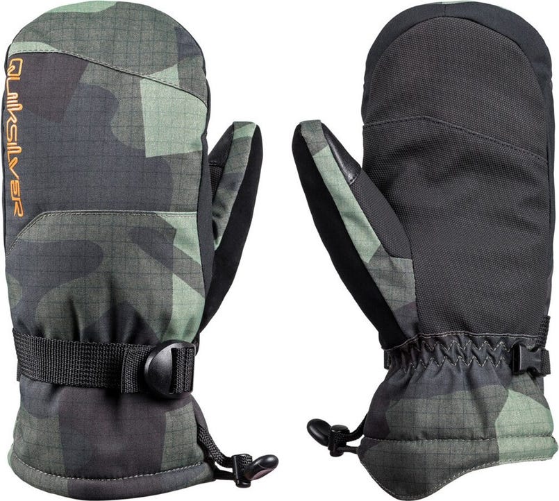 Quiksilver Mission Youth Mitt PUZZLE CAMO SEA SPRAY