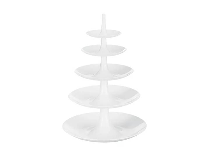 Koziol Plat à gâteau-présentoir à étages big Cotton white
