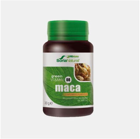 SORIA NATURAL® GREEN VIT&MIN 08 - MACA 30 COMPRIMIDOS