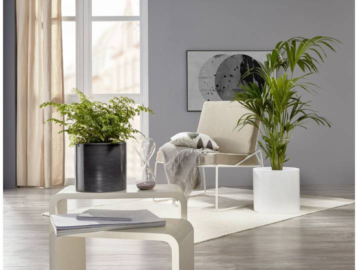 Cache-pot 28/828 Ø 25cm Blanc/Blanc