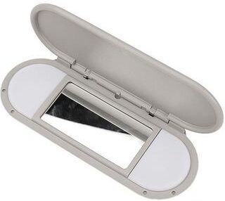 Inspired Deals BMW Mini Sun Visor Mirror Replacement For F55 F56 F60 2015 2022 Front Vanity Mirror gray